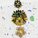 Green & Yellow Bloom Earring - Fouxx.com
