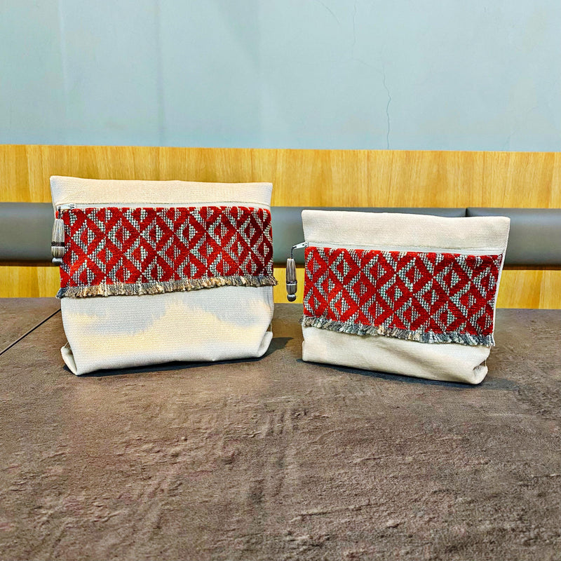 Red Beauty Pouches