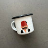 Enamel Espresso Mug Abou El Abed (أبو العبد)