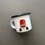 Enamel Espresso Mug Abou El Abed (أبو العبد)