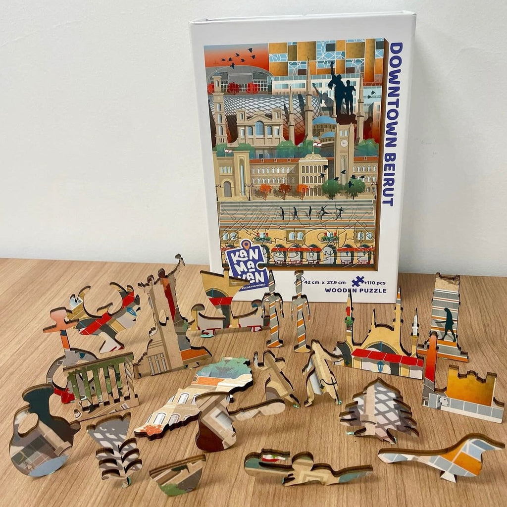Downtown Beirut Wood Puzzle