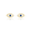 Evil Eye Stud Earring - Gold