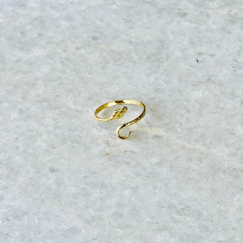 Serpent Gold Ring