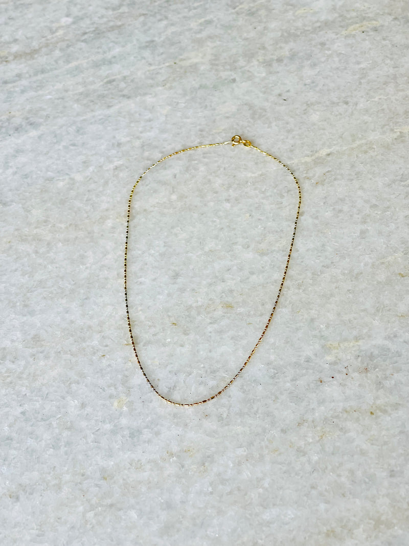 18k Yellow & White Gold Chain Lora