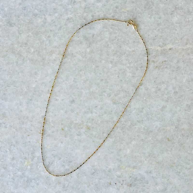 18k Yellow & White Gold Chain Lora