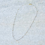 18k White & Yellow Gold Chain Lori