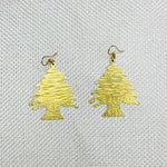 Cedars Brass Earrings