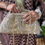 Gold & Silver Embroidered Handbag