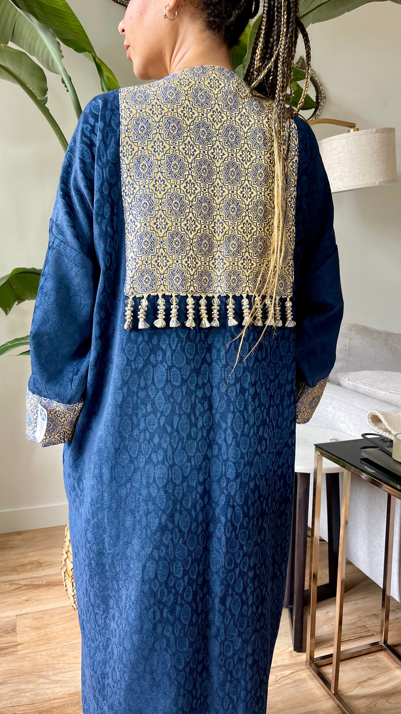 Oriental Blue Abaya