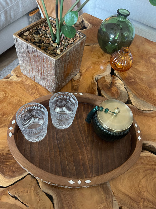 Oval Mother of Pearl Tray