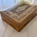 Carved Wooden Rectangular Box