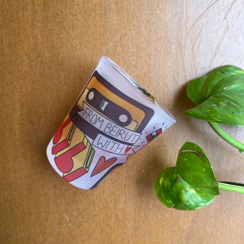 Shot Glass Leb Meli Melo