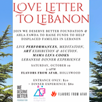 Love Letter to Lebanon Donations