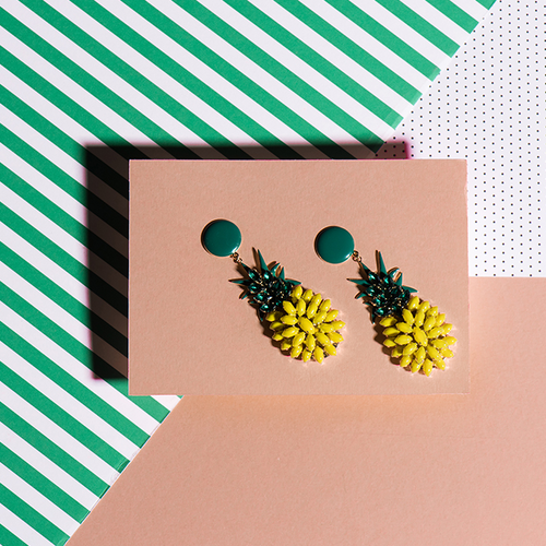 Pineapple Earrings - Fouxx.com
