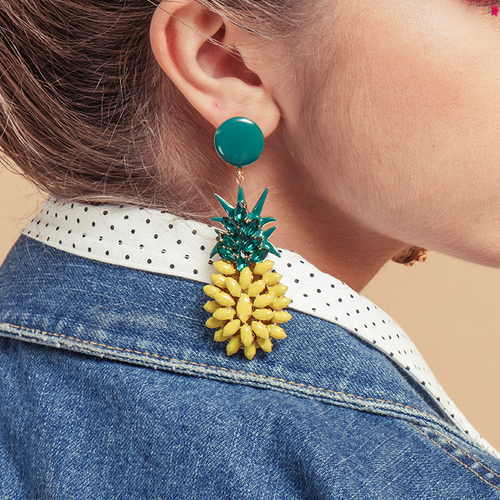 Pineapple Earrings - Fouxx.com