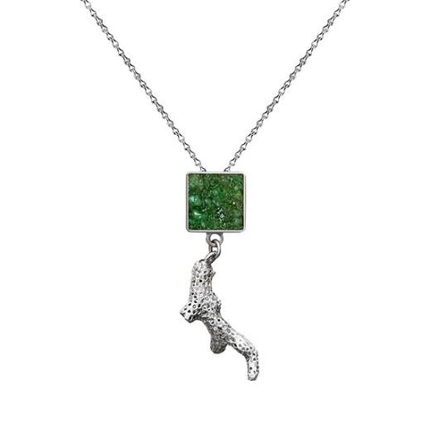 Ivory Bush Necklace - Green - Fouxx.com