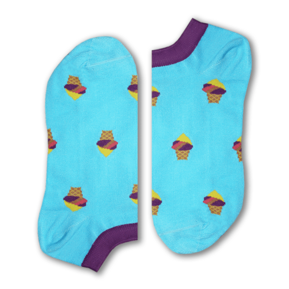 Booza Short Socks (Blue) - Fouxx.com