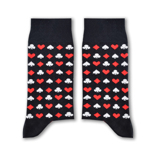 Cards Socks (Black) - Fouxx.com