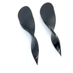 Black Spinner Earrings - Fouxx.com