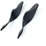 Black Spinner Earrings - Fouxx.com