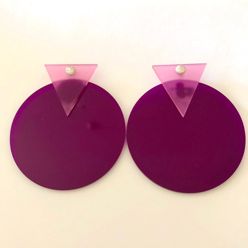 Tri Circle - Pink & Purple - Fouxx.com