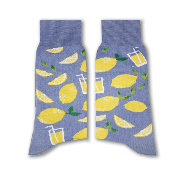 Lemonade Socks (Blue) - Fouxx.com
