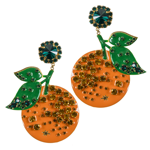 Orange Earrings - Fouxx.com