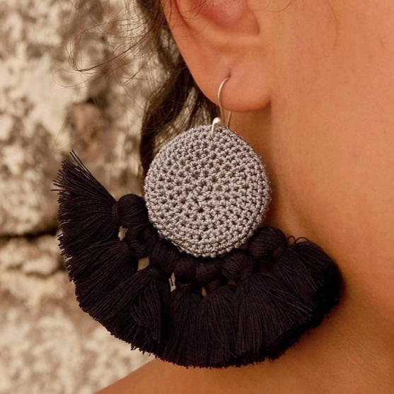 Crochet 2025 tassel earrings