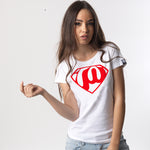 Super Woman White T-shirt - Fouxx.com