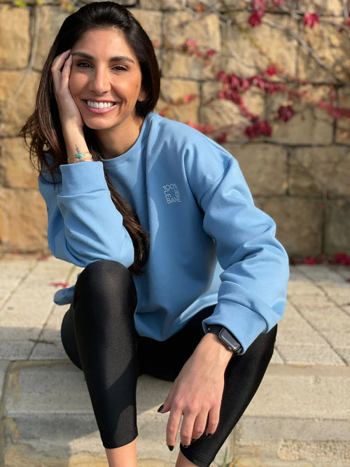 100% Lebanese Blue Sweatshirt