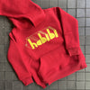 Kids Hoodie Habibi (حبيبي) - RED