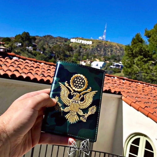 Green Camo - USA Passport Cover - Fouxx.com