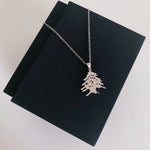 Cedar Necklace - Silver