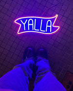 Neon Sign YALLA