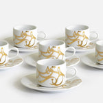 Calligraffiti Espresso Cups (Set of 6)