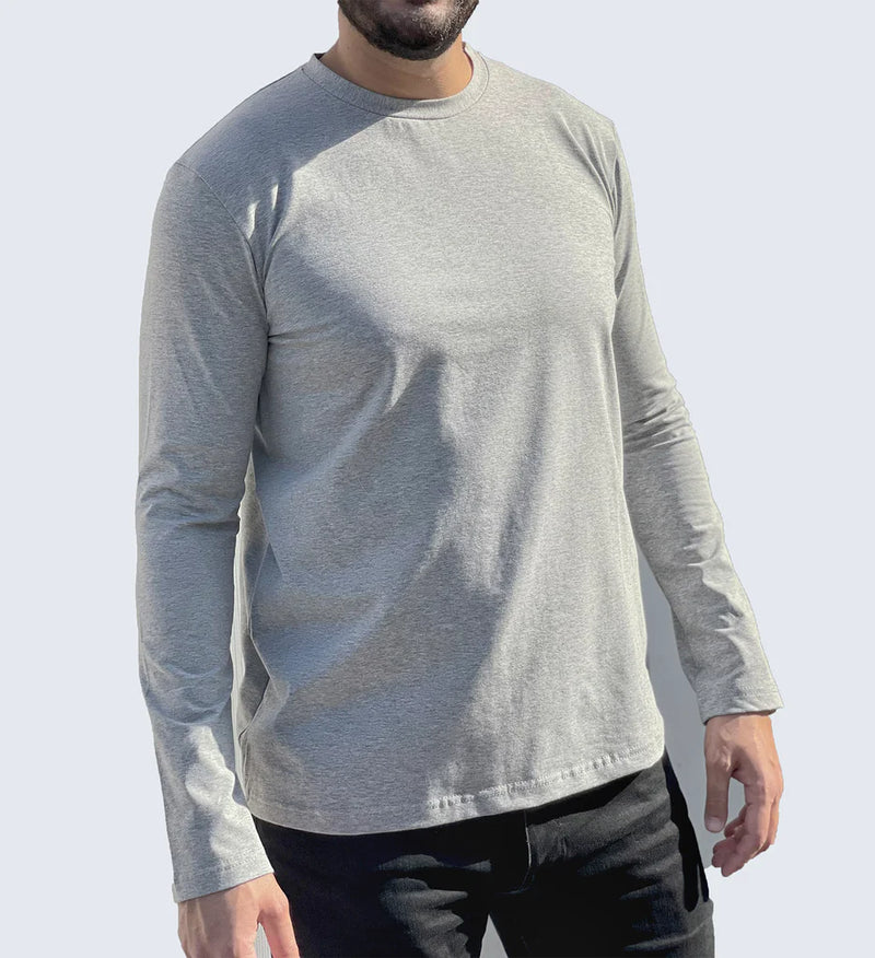 100% Lebanese Long Sleeve - Grey