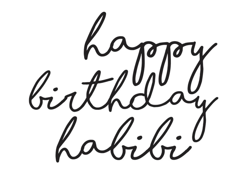 Paper Placemats Happy Birthday Habibi