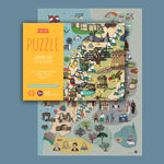 Puzzle Lebanon Map - 180 pieces